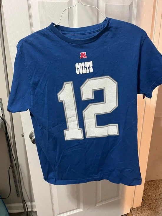 Colts Andrew Luck #12 Short-Sleeve Tee - Picture 1 of 3